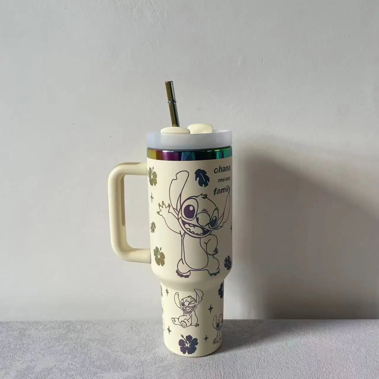 Stitch Kubek Termiczny 40oz ze Słomką – Stal Nierdzewna