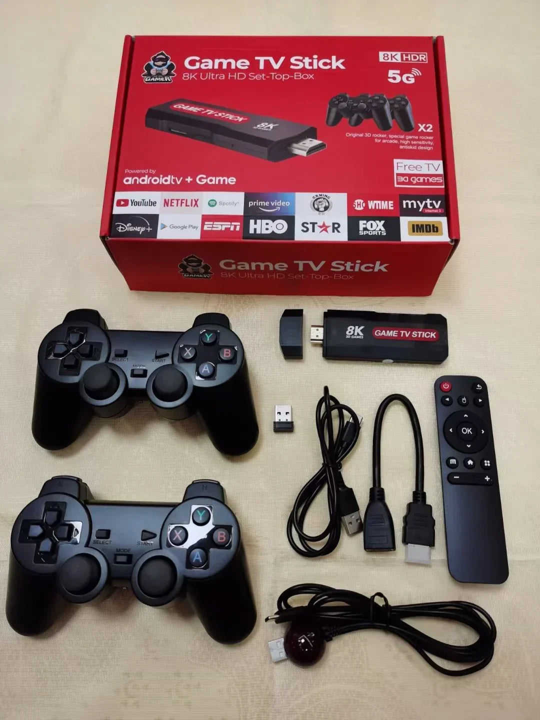 Domowe centrum rozrywki: Projektor MAGCUBIC HY300 Pro + Retro Konsola X2 Plus Game Stick 4K