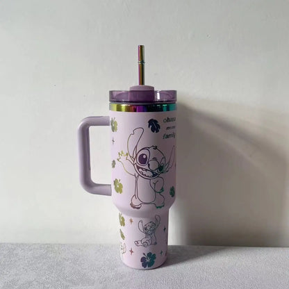 Stitch Kubek Termiczny 40oz ze Słomką – Stal Nierdzewna