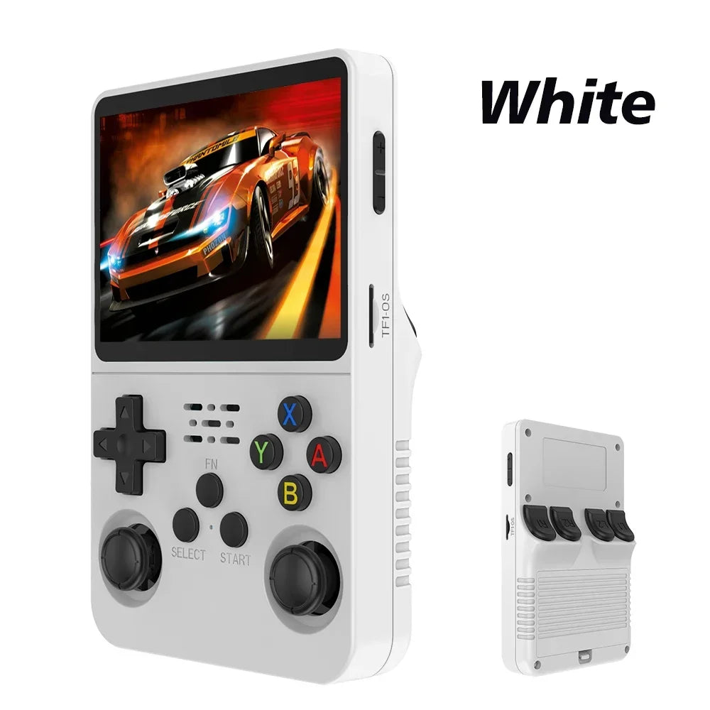 R36S Retro Konsola Przenośna 128GB – 15000+ Gier | 3.5” IPS Ekran | System Linux