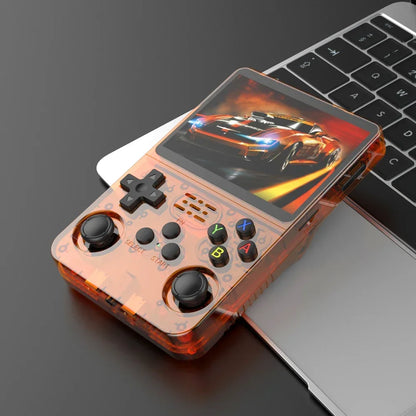 R36S Retro Konsola Przenośna 128GB – 15000+ Gier | 3.5” IPS Ekran | System Linux