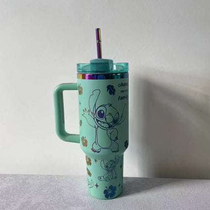 Stitch Kubek Termiczny 40oz ze Słomką – Stal Nierdzewna