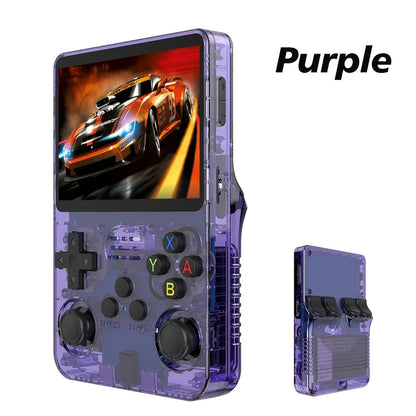 R36S Retro Konsola Przenośna 128GB – 15000+ Gier | 3.5” IPS Ekran | System Linux