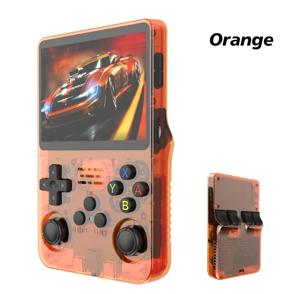 R36S Retro Konsola Przenośna 128GB – 15000+ Gier | 3.5” IPS Ekran | System Linux