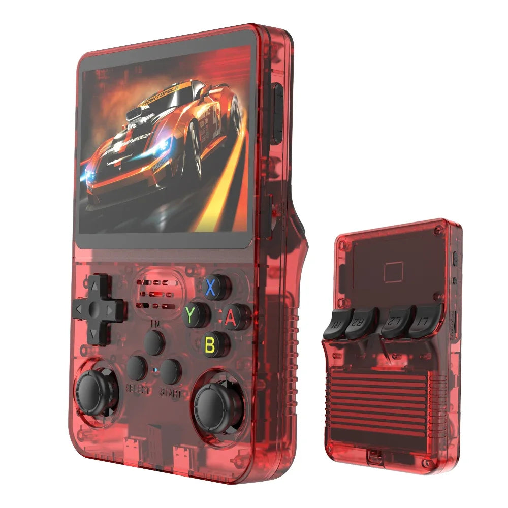 R36S Retro Konsola Przenośna 128GB – 15000+ Gier | 3.5” IPS Ekran | System Linux