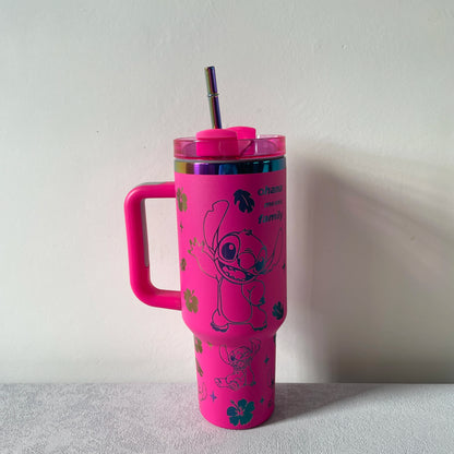 Stitch Kubek Termiczny 40oz ze Słomką – Stal Nierdzewna