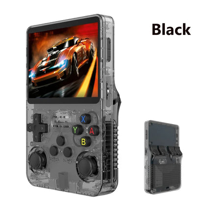 R36S Retro Konsola Przenośna 128GB – 15000+ Gier | 3.5” IPS Ekran | System Linux
