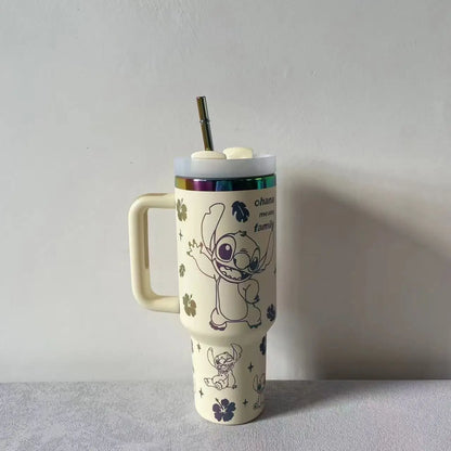 Stitch Kubek Termiczny 40oz ze Słomką – Stal Nierdzewna